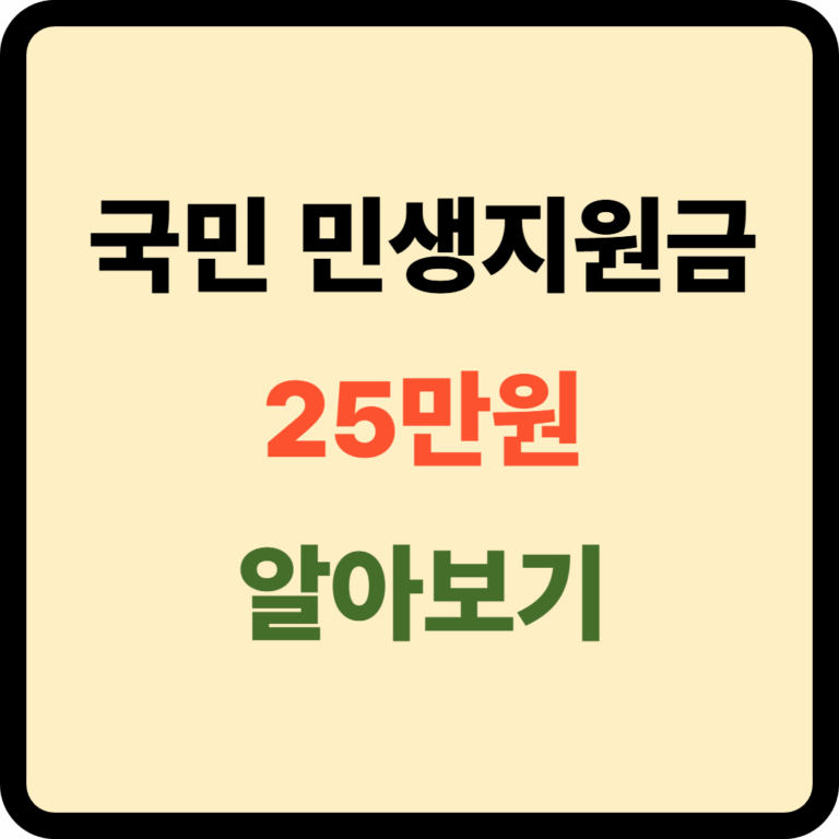 전국민 민생지원금