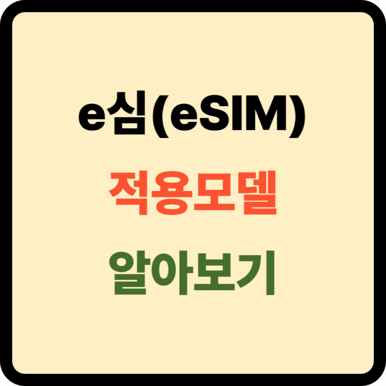 esim 적용모델