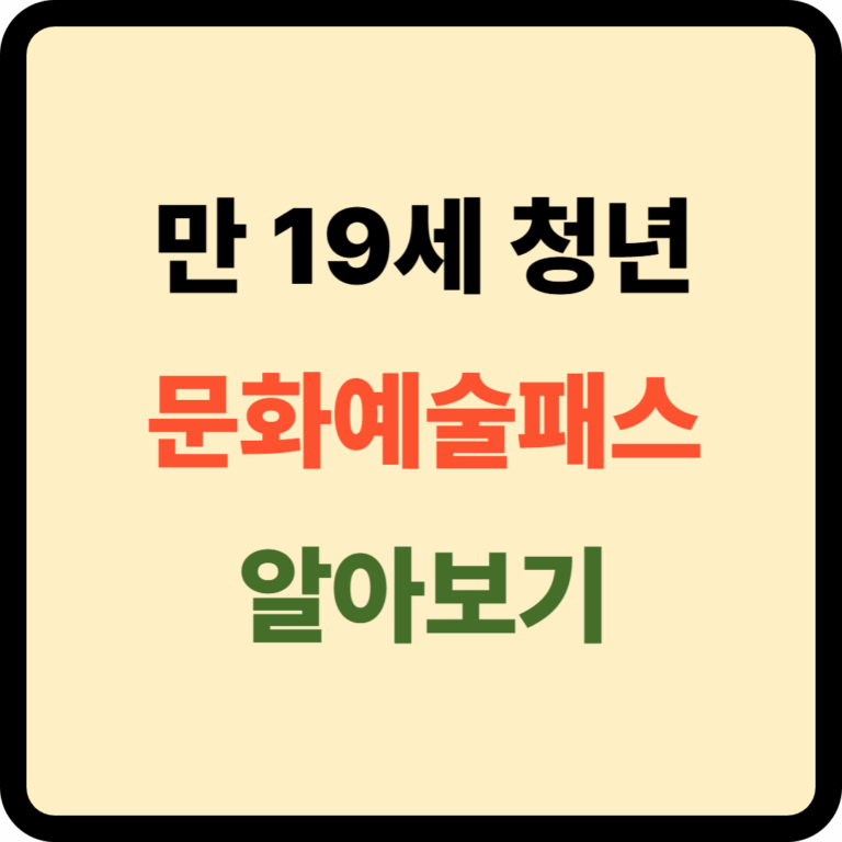 청년문화예술패스
