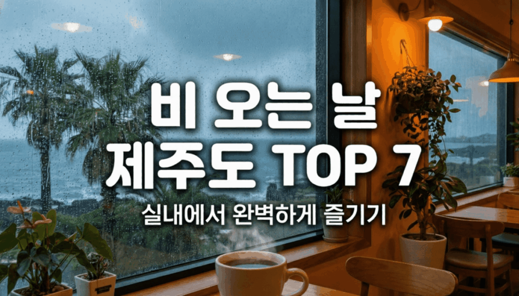 제주도 비오는날 실내 여행지
